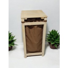 UltraMint Ahşap Banyo ve Çocuk Oyuncak Sepeti, Doğal ve Şık Tasarım