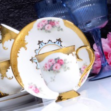 UltraMint Roses Ayaklı Kahve Takımı RSY-206, Şık ve Zarif Tasarım