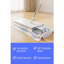 Wexta Mop - Paspas - Akıllı Mop - Tüm Bezlerle Uyumlu - Temizlik Seti / 10 Adet Yede Bez Hediyeli