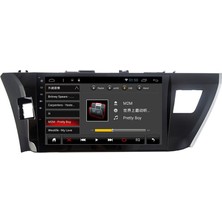 Drivetec Toyota Corolla 2013-2015 Android 8 GB Ram + 128 GB Rom Carplay Multimedya + Geri Görüş Kamerası Hediye
