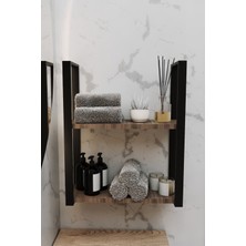 UltraMint 2 Katlı Çok Amaçlı Metal Raf, Duvar ve Tezgah Üzerine Uygun