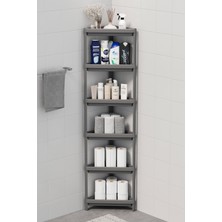 UltraMint 6 Katlı Üçgen Plastik Raf, Banyo ve Mutfak Için Çok Amaçlı Düzenleyici