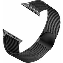 Braventa Collection Watch Series 9 45MM Için Kordon Metal Twist Siyah [watch Series 9 45MM ile Uyumlu Kordon - Siyah]