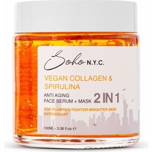 Braventa Collection Soho N.y.c. Vegan Kolajen Anti Aging-Yaşlanma Karşıtı Durulanmayan Maske Etkili Serum 100 ml