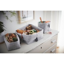 UltraMint Pratik Sepet Düzenleyici Seti, 2 ve 1 Adet, Çeşitli Boyutlarda, Şık Tasarım