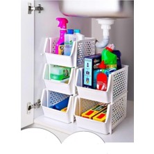 UltraMint 3 Katlı Ayrılabilir Mutfak ve Banyo Rafı, Organize ve Şık Tasarım