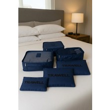 Wexta Valiz Içi Düzenleyici - Bavul Ambalaj Seti Saklama Hurcu Taşınabilir Bagaj 6 Parça