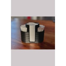 UltraMint Pratik ve Şık Pamuk Ped ve Kulak Çubuğu Tutucu, Banyo Aksesuarı