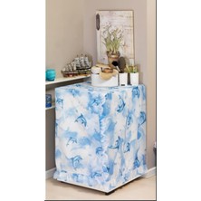 UltraMint Yunuslu Çamaşır Makinesi Örtüsü, Koruyucu ve Şık Tasarım