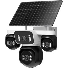 Binbir Göz Bilgisayar Inox X16 4 Kameralı 1920×1080 4g/lte/esım IP65 Ip Solar Panel Kamera