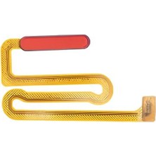 Tkgz Samsung Galaxy A12 -SM-A125F Parmak Izi Okuyucu Flex Kırmızı