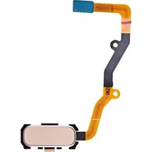 Tkgz Samsung Galaxy  S7 Edge - SM-G935F Parmak Izi Okuyucu Flex Gold