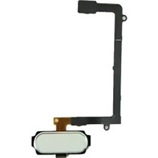 Tkgz Samsung Galaxy S6 Edge - SM-G925F Parmak Izi Okuyucu Flex Beyaz