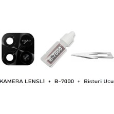 Tkgz Xiaomi Redmi 10A Arka Kamera Lensi Cam + B-7000