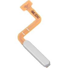 Tkgz Samsung Galaxy M32 - SM-M325F Parmak Izi Okuyucu Flex Beyaz