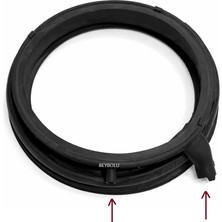 FullYedek WAS32740TR Bosch Uyumlu Su Jetli Körük Lastik Çamaşır Makinesi Körük Lastiği Antrasit Renk