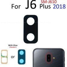 Tkgz Samsung Galaxy J6 Plus Arka Kamera Camı Lens Yapışkanlı