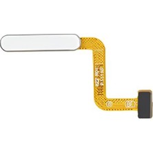 Tkgz Samsung Galaxy A22 -SM-A225F Parmak Izi Okuyucu Flex Beyaz