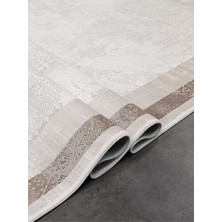 Woolen Halı Delüxe Viscon Akrilik Salon Halısı 6507 Kahve