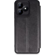 Eco Port Realme Note 50 4g Kılıf Flip Cover - Siyah
