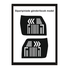 Mlh Store Uno Için Özel Yeni Uyumlu Aksesuar Stop Farı LED Görünümlü Folyo Kaplama