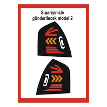Mlh Store Era Için Özel Yeni Uyumlu Aksesuar Stop Farı Kaplama Özel Yeni Sticker Model 2