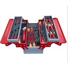 İzeltaş IZELTAS Elektrikçi Takım Çantası 5 Gözlü 45 Parça