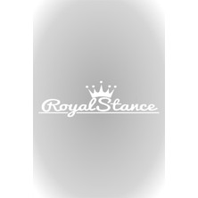 Mlh Store Royal Stance Oto Özel Yeni Sticker Beyaz 40 cm