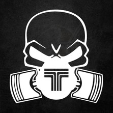 Mlh Store Tofaş Şahin Kartal Kurukafa Oto Özel Yeni Sticker Beyaz 20*20 cm