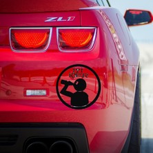 Mlh Store Iyi Içer Yazılı Oto Özel Yeni Sticker Siyah 20*20 cm