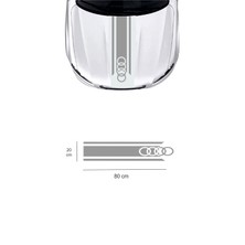 Mlh Store Audi Için Özel Yeni Uyumlu Aksesuar Oto Kaput Özel Yeni Sticker Çift Şerit 80*20 cm