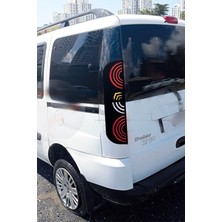 Mlh Store Doblo 2007-2009 Için Özel Yeni Uyumlu Aksesuar Oto LED Görünüm Stop Kaplama