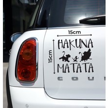 Mlh Store Hakuna Matata Sticker 20 x 20 cm