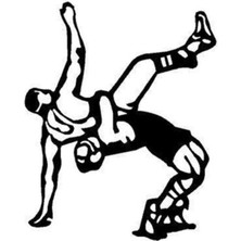 Mlh Store Güreşçiler Sticker 20 x 24 cm