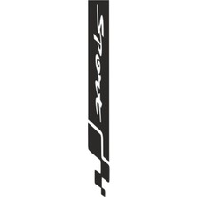 Mlh Store Sport Yazılı Oto Kaput Şerit Sticker 60 x 15 cm