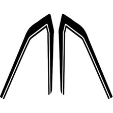 Mlh Store Motosiklet Depo Şeridi Sticker 30 x 15 cm