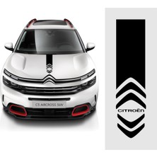 Mlh Store Citroen Sport Için Özel Yeni Uyumlu Aksesuar Kaput Şerit Oto Özel Yeni Sticker 60*15 cm