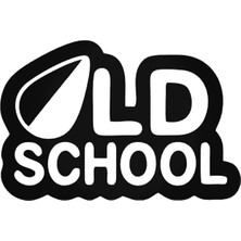 Mlh Store Old School Sticker 20 x 15 cm