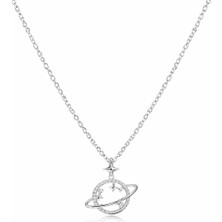 BG Jewellery Gezegen 925 Ayar Gümüş Kolye