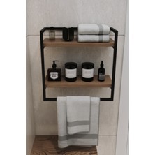 UltraMint Iki Katlı Duvara Monte Çok Amaçlı Banyo ve Mutfak Rafı