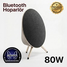 4berry Spe-02g Siyah Ufo Air Bluetooth Hoparlör – 80 W, Kablosuz, Modern Tasarım