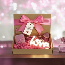 İndex Sevgililer Günü Özel Kalpli Çelik Kolye ve Tasarım Hediye Seti