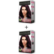 EkoAlışverişDünyam 2x2 Tüp Krem Saç Boyası Seti Patlıcan Moru No:3.66 (1124)