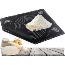 Buradabuldun® Silikon Çok Amaçlı Geniş Hamur Matı Hamur Açma Matı 40*50 cm