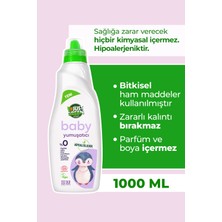 Just Green Organic Baby Çamaşır Yumuşatıcı - Bebekler için %100 Doğal Ve Hassas Yumuşaklık (1000 ML) Yerli Üretim