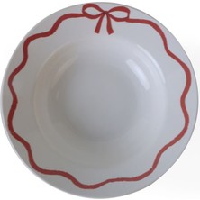 Keramika Fiyonk Dekor Makarna Tabak 20 cm