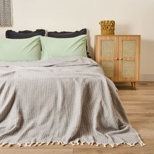 Matmel Soft Punto Çift Kişilik Yatak Örtüsü - Gri - 200X230 cm
