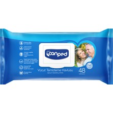 Canped Vücut Temizleme Havlusu 22 x 25 cm 48'li