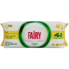 4 Adet Fairy Yuzey Tem.havlusu 100'LU Limon Yagli 1 Adet