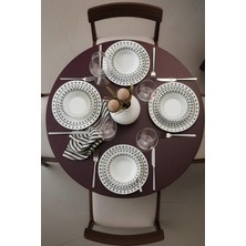 UltraMint Leonberg Orbit 24 Parça 6 Kişilik Modern Yemek Takımı